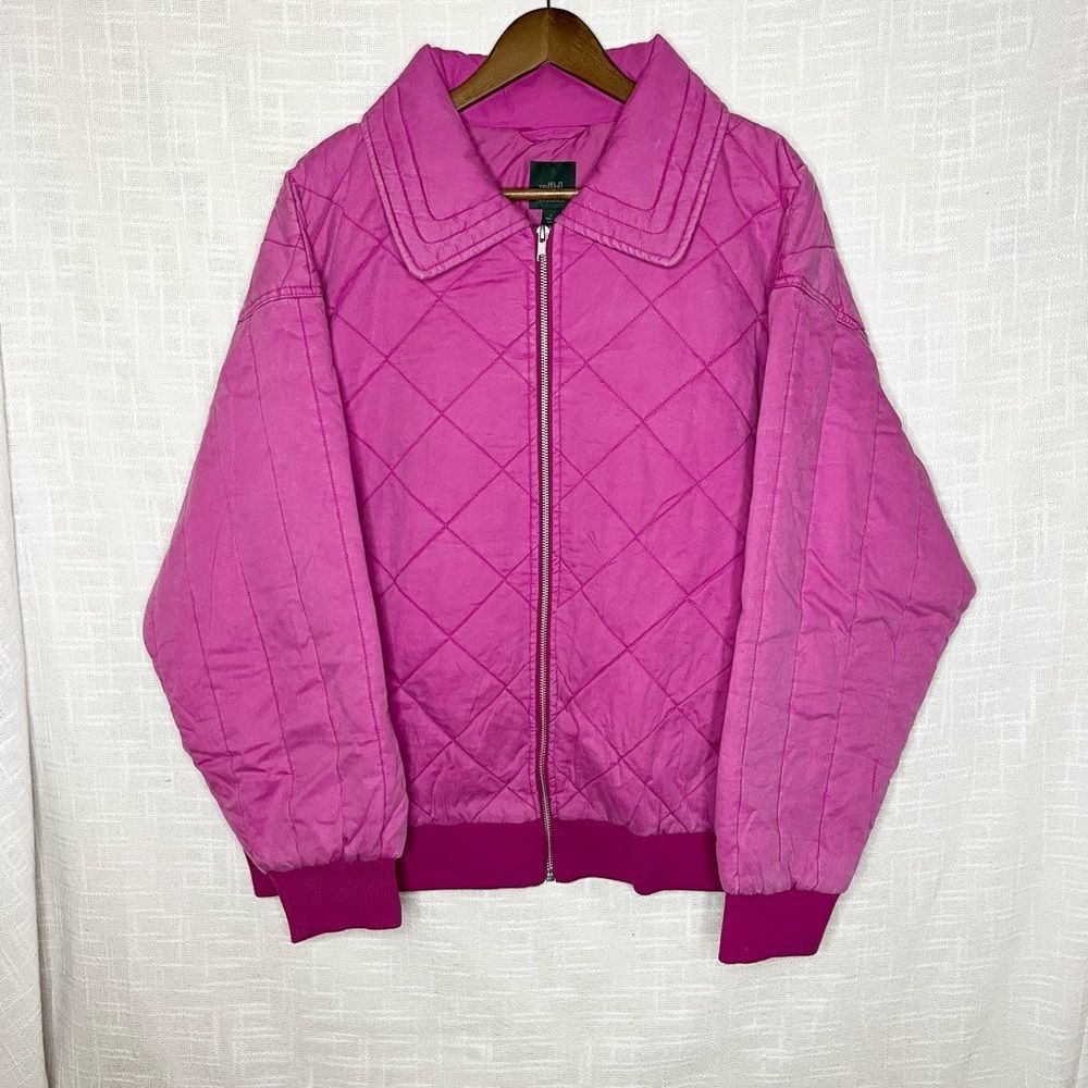 🌿NWT•Wild Fable•Quilted•Bomber Jacket•Size L•